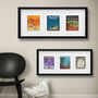 Book Lover Customized Print Three Covers Framed Gift, thumbnail 2 of 7