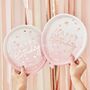 Rose Gold Balloon Shaped Party Paper Plates, thumbnail 1 of 2
