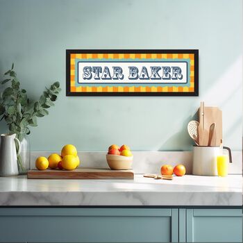 Star Baker Framed Print, 4 of 9