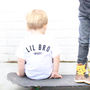 'Lil Bro' Personalised T Shirt, thumbnail 2 of 5