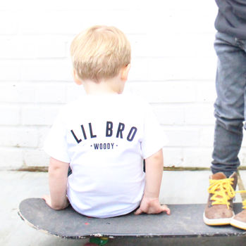 'Lil Bro' Personalised T Shirt, 2 of 5