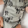 Geometric Elephant Baby Bodysuit, thumbnail 4 of 6
