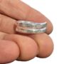 Wrap Around Solid Sterling Silver Thumb Ring, thumbnail 2 of 5
