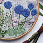 Rose Cottage Embroidery Kit, thumbnail 3 of 6