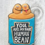 'You Are My Fave Human Bean' Cookie Letterbox Gift, thumbnail 3 of 5