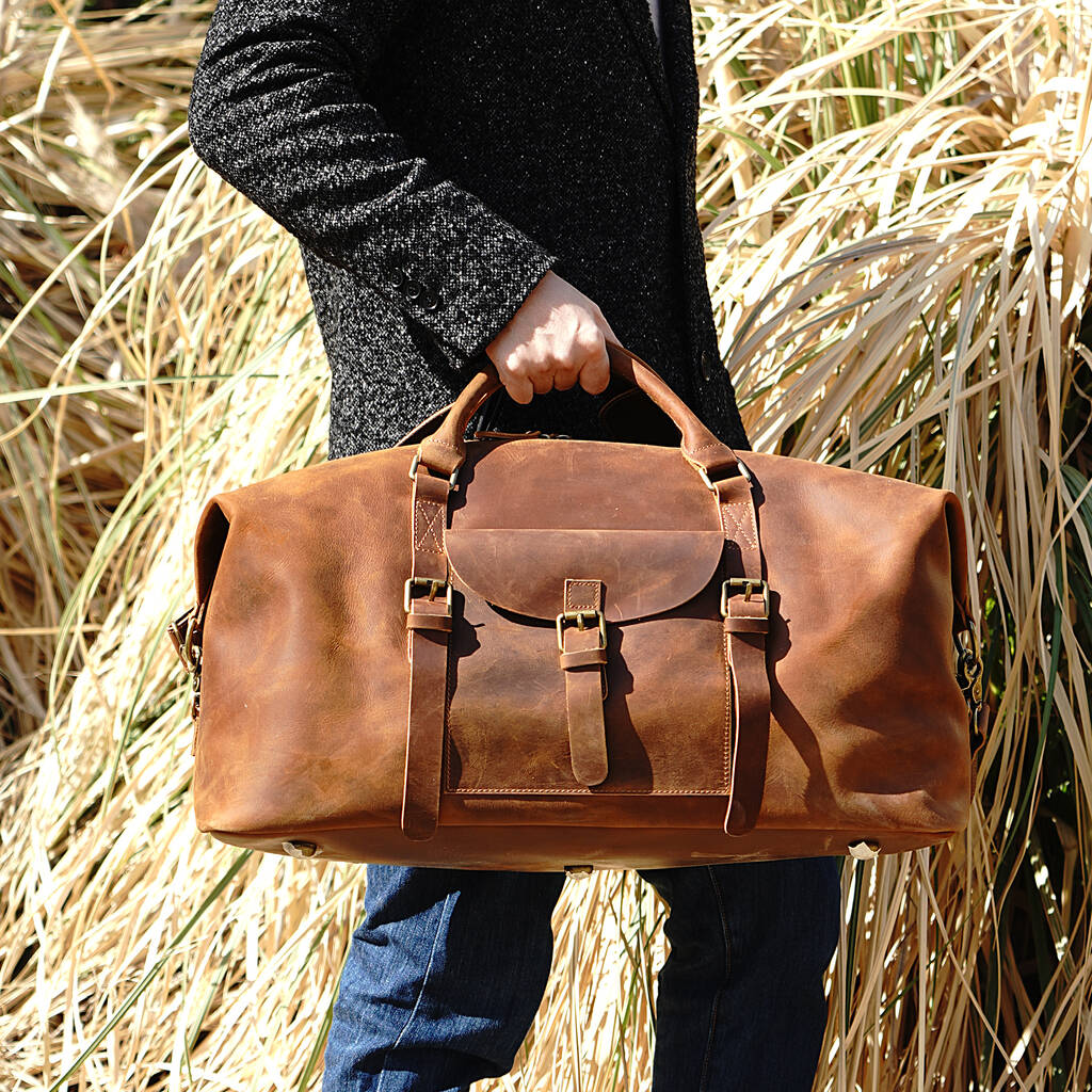 leather holdall ebay