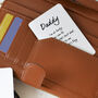 Personalised Wallet Metal Message Card For Dad, thumbnail 4 of 7