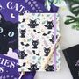 Cute And Creepy Print A5 Notebook With Amethyst Pen, thumbnail 1 of 4