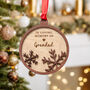 Personalised In Loving Memory Christmas Bauble Decoation, thumbnail 7 of 11