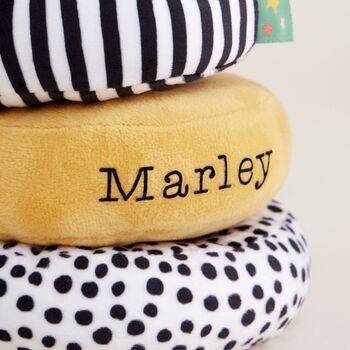 Personalised Puppy Plush Stacker Toy, 2 of 4