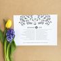 Personalised Bride And Groom Wedding Vow Print, thumbnail 3 of 5