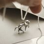 Sterling Silver Origami Horse Necklace, thumbnail 4 of 7