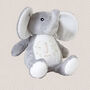 Elephant Plush Personalised Toy, thumbnail 1 of 7