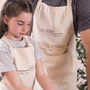 Personalised Embroidered Daddy And Me Apron Set, thumbnail 1 of 6