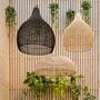 Pear Drop Rattan Lampshade, thumbnail 5 of 6