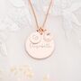 Personalised 50th Birthday Disc Necklace, thumbnail 4 of 12