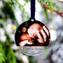 Baby's First Christmas Personalised Photo Ornament 2022, thumbnail 7 of 9