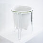 Flo, Self Watering Ceramic And Glass Planter With Stand, thumbnail 6 of 7
