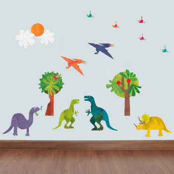 Childrens Dinosaur Wall Sticker Pack, 3 of 6