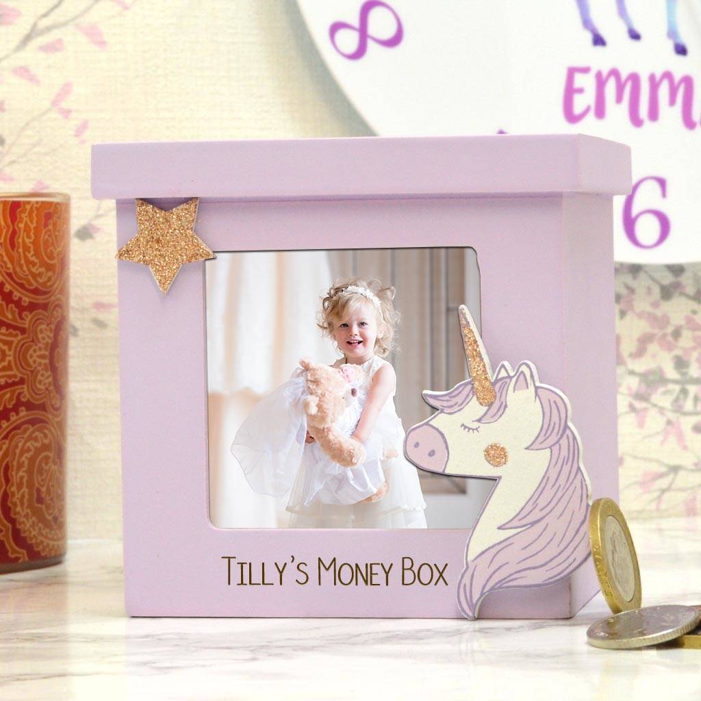 Personalised Money Box Unicorn Design By Gifts Online4 U ...