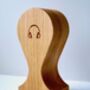 Personalised Wooden Headphone Stands, thumbnail 4 of 6