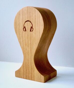 Personalised Wooden Headphone Stands, 4 of 6
