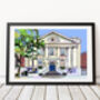 Chlesea Old Town Hall, West London Illustration Print, thumbnail 1 of 2
