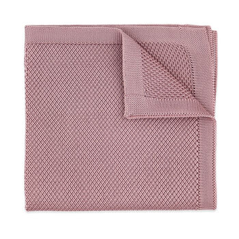 Wedding Handmade Polyester Knitted Tie In Dusty Pink, 10 of 12