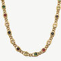 Parisa Colourful Gemstone Chain Necklace, thumbnail 2 of 11