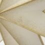 Handmade Off White Nine Point Paper Star, thumbnail 2 of 3