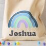 Personalised Rainbow Gift Bag, Solid Colours, thumbnail 3 of 3