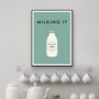 Milking It Kitchen Print, thumbnail 4 of 4