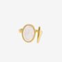 Enso Moonstone Wraparound Ring, thumbnail 3 of 7