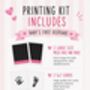 Mess Free Hand And Foot Printing Kit, thumbnail 2 of 5