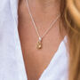 Citrine Teardrop Necklace, thumbnail 1 of 5