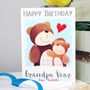 Personalised Daddy Papa Bear Birthday Card, thumbnail 4 of 10