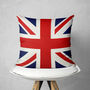 UK Flag Cushion Cover With Double Sided Printing, thumbnail 1 of 8