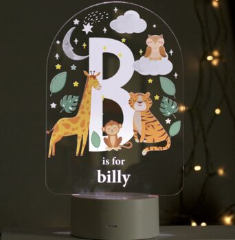 Personalised Animal LED Colour Changing Light, 5 of 5