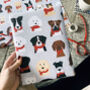 Snowy Christmas Dog Wrapping Paper, thumbnail 1 of 4