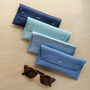 Personalised Double Stud Leather Glasses Case, thumbnail 1 of 10
