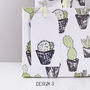 Cactus Succulent Eco Friendly Wrapping Paper, thumbnail 9 of 12