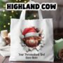 Personalised Christmas Breakout Animals Tote Gift Bag, thumbnail 2 of 7