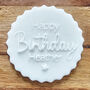 Personalised Happy Birthday Debosser Cake Making, thumbnail 4 of 6