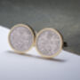 1955 70th Birthday Sixpence Coin Cufflinks, thumbnail 2 of 4