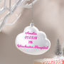 Personalised Cloud Hanging Bauble, thumbnail 3 of 3
