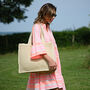 Straw Woven Shoulder Tote Bags, thumbnail 1 of 6