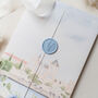 Blue Chateau Wedding Invitation, thumbnail 4 of 6