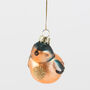 Set Of Four British Birds Hanging Baubles, thumbnail 3 of 3
