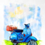 Motorbike Portrait From Your Photo, thumbnail 1 of 3