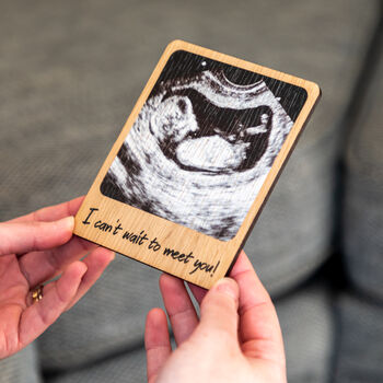 Personalised Photo Magnet Pregnancy Announcement, 5 of 5